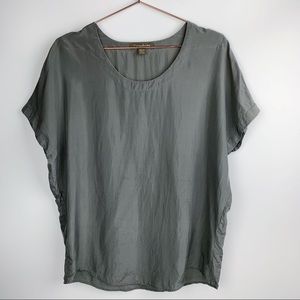 Tommy‎ Bahama 100% Silk Dolman Sleeve Blouse